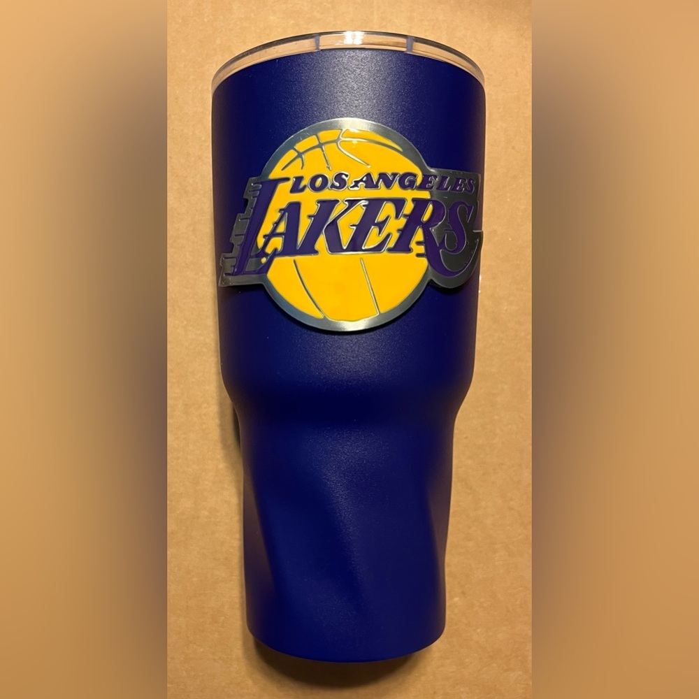 Los Angeles Lakers 2025 Purple Tumbler 30 Ounce Vacuum Insulated - New